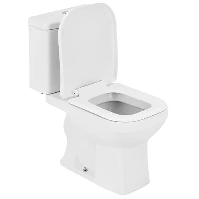 Kit Vaso Sanitário Com Caixa Acoplada Quadra 3-6 Litros Branco - Deca Kit Bacia C-caixa Quadra Branco Kp.211.17 Deca