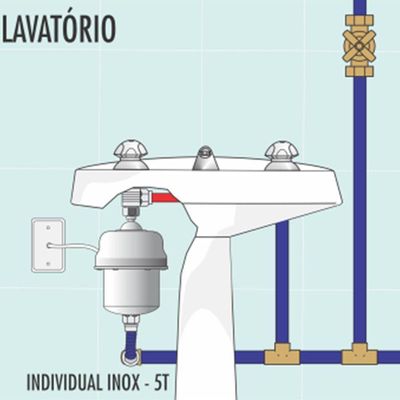 Aquecedor Elétrico Individual Cardal Aq014 5 Temperaturas Inox 220v (6500w)