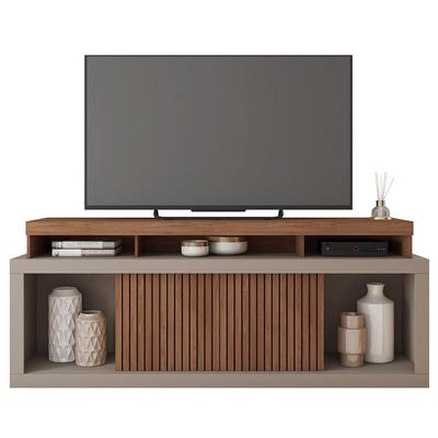 Bancada Rack Para TV até 70 Polegadas Sun Marrom Caemmun