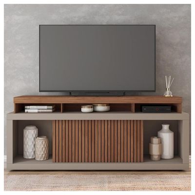 Bancada Rack Para TV até 70 Polegadas Sun Marrom Caemmun