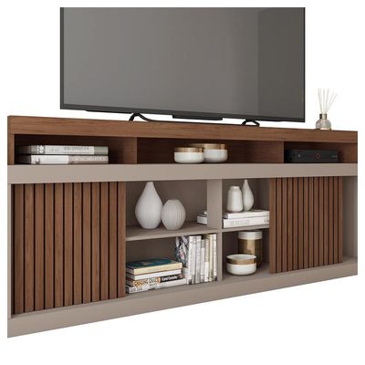 Bancada Rack Para TV até 70 Polegadas Sun Marrom Caemmun
