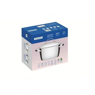 Caçarola Funda Tramontina Allegra Aço Inox 18cm