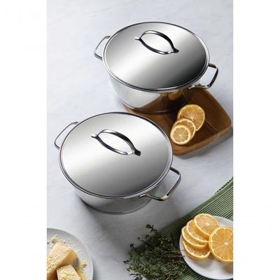 Caçarola Funda Tramontina Allegra Aço Inox 18cm