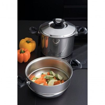 Caldeirão Tramontina Solar Baquelite Aço Inox 24cm