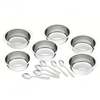 Jogo Para Sobremesa Tramontina Service Aço Inox 12 Peças