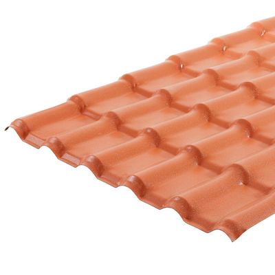 Telha De Pvc Com 2,42x0,88 Metros Plan Cerâmica - 081190630242 - Permatti