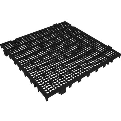 Piso Plástico Modular Preto 50x50cm - 42526 - Presto Piso Plástico Preto 500 X 500mm - 42526 - Presto
