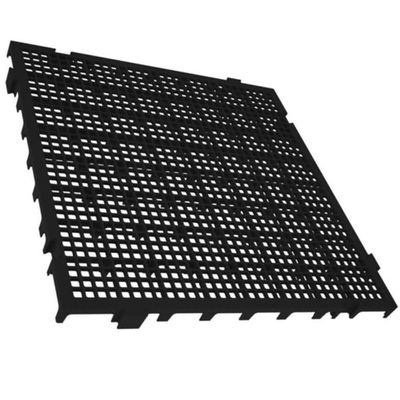 Piso Plástico Modular Preto 50x50cm - 42526 - Presto Piso Plástico Preto 500 X 500mm - 42526 - Presto