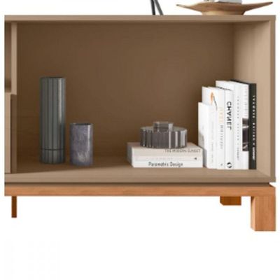Rack Bancada Para Tv Até 55 Polegadas Caemmun Sued/freijo