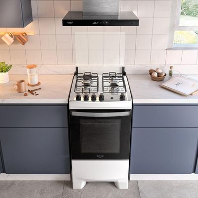 Fogão Dako Supreme 4 Bocas A Gás Acendimento Automatico Branco Bivolt