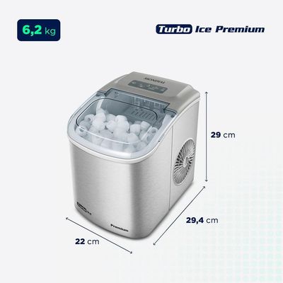 Máquina De Gelo Turbo Ice Premium Mondial Mg-12-gi Maquina De Gelo Mg-12-gi Turbo 220v/60hz