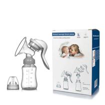 Extrator Manual De Leite Materno Portátil Silicone Bpa Free Com Mamadeira 150ml