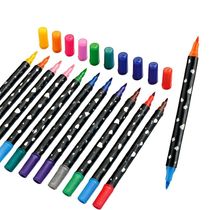 Canetas Para Colorir Com Glitter 2 Pontas – 48 Cores Vibrantes