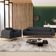 Kit Sofá 2 Lugares 150cm Com Poltrona Molino Pés D'ouro D02 Linho Cinza Escuro C-416 - Lyam Decor