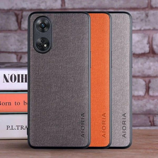 Capa para OPPO Reno 8T 8 Reno8 T 5G 4G couro sintético luxo Reno8 T 5G / cinza escuro