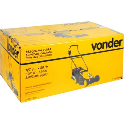 Máquina Cortar Grama Com Recolhedor Mgv1001 110V Vonder