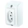 Tomada 2p+t 20a 250 Volts Sobrepor - 2550 - Fame Tomada Padrao 2p+t 20a Sobrepor Fame 2550