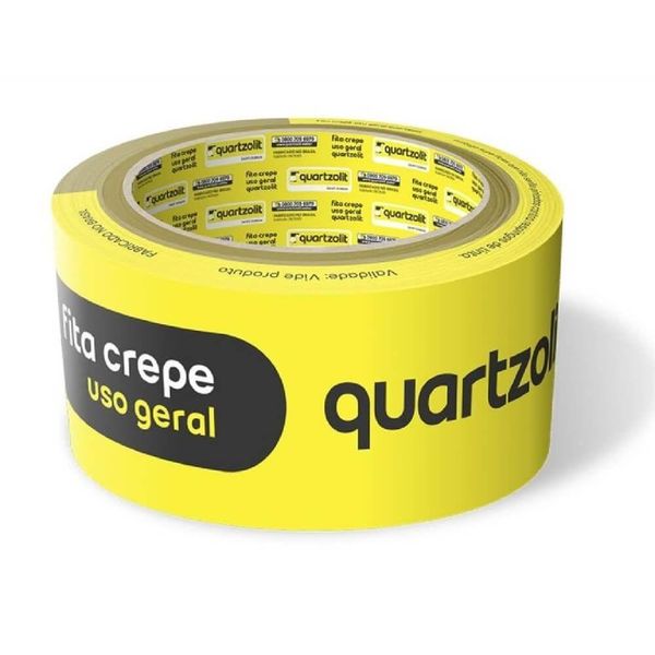 Fita Crepe Para Uso Geral 48mm X 50mm - 0630.48x50.0001cx - Quartzolit