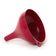 Funil De Plástico Pequeno Multiuso Com 9 Cm De Diâmetro - Plasvale Vermelho