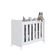 Mini Berço Infantil Moisés Multifuncional 4 Em 1 Com Colchão E Rodas Para Quarto De Bebê Branco