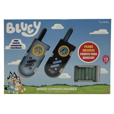Walkie Talkie Infantil com Lanterna Bluey