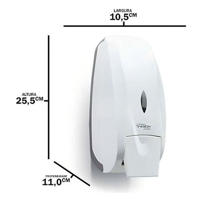 Saboneteira Líquida Velox Branca