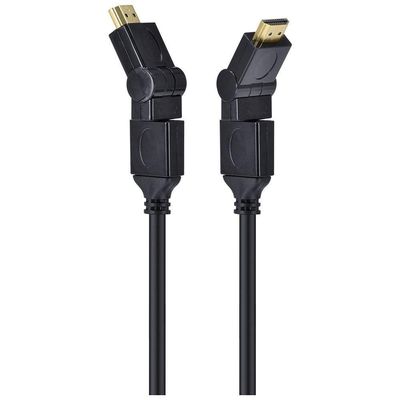 Cabo Hdmi 2.0 4k Ultra Hd 3d Conexao Ethernet Conectores 360o 2 Metros - 29254
