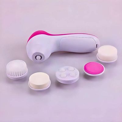 Escova Facial Elétrica 5 Em 1 Portátil Esfoliante E Massagea