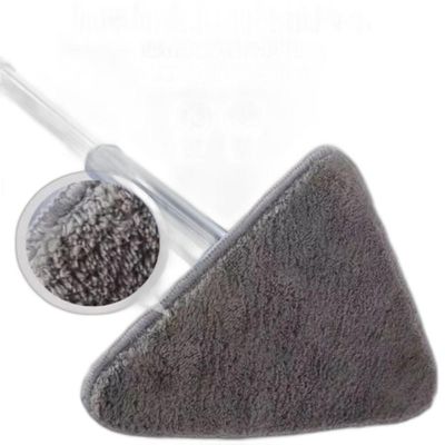 Esfregão Mop Giratório Limpa Vidros Esfregão 360 Graus Rodo Limpeza Microfibra Articulado - Azul
