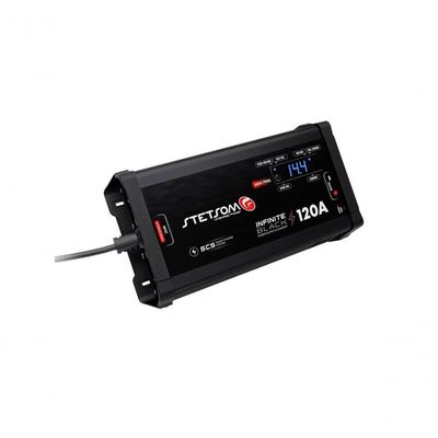 Carregador De Bateria Stetsom Infinito Black 120a