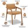 Kit 04 Cadeiras Para Sala de Jantar Estar Living Giorgia B04 Bouclê Mostarda - Lyam Decor