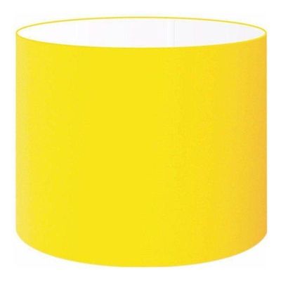 Cúpula Abajur Cilíndrica Cp-7022 ø45x30cm Amarelo