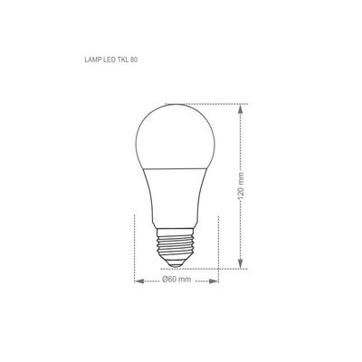 Lâmpada Led Tkl 80 / 12w 4000k