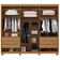Guarda-roupa Casal 6 Portas 6 Gavetas Montreal Cinamomo/off White
