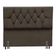 Cabeceira Para Cama Box King 195 Cm Manuela Com Frame Suede Marrom