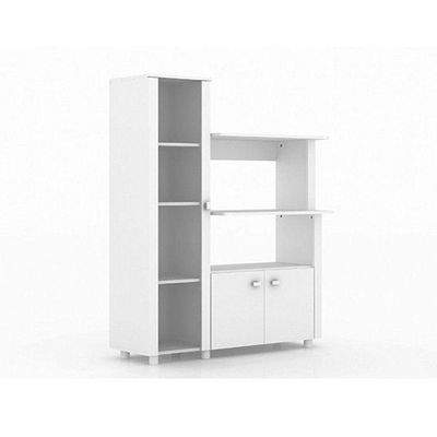 Balcão Multiuso 03 Portas Branco Tecno Mobili