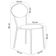 Kit 04 Cadeiras Estofada Para Sala De Jantar Azuri Preto C01 Linho Prata - Lyam Decor