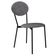 Kit 04 Cadeiras Estofada Para Sala De Jantar Azuri Preto C01 Linho Prata - Lyam Decor