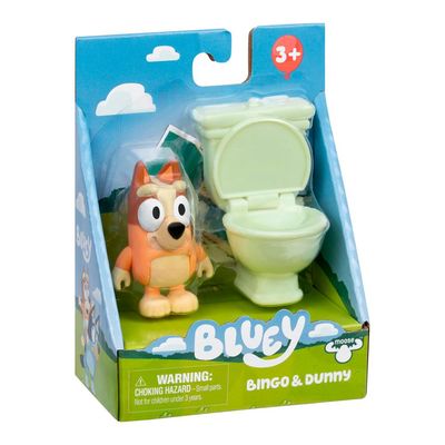 Boneco Colecionável 6cm Bluey - Bingo com Privada