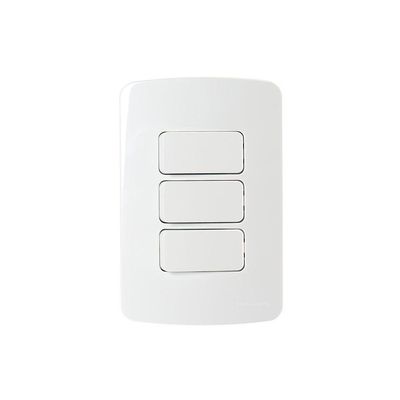Interruptor Simples E Interruptor Paralelo Duplo Margirius B3 10a Com Placa 4x2 Branco Branco
