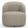 Kit 02 Poltronas Giratória Orgânica Para Sala Living Heidy F04 Linho Bege - Lyam Decor