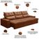 Sofá Retrátil Reclinável Para Sala 4 Lugares 290cm Aires F04 Veludo Terracota - Lyam Decor
