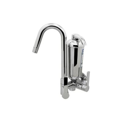 Torneira Cozinha Filtro Purificante Parede Bica Móvel Alavanca Cromado Abs Luxo