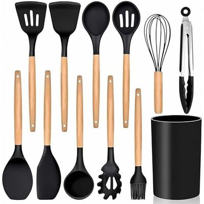 Colher De Arroz Silicone Utensílios De Cozinha Conjunto 12