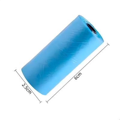 Coletor Higiênico Com Suporte E Saquinho Cachorro Gato Passeio Azul