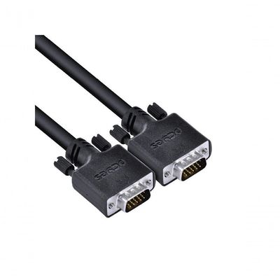 Cabo De Vídeo Vga 15 Pinos Macho Para Vga 15 Pinos Macho 28awg Puro Cobre 3 Metros - Pvm15-3