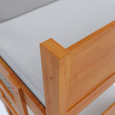 Beliche 100% Mdf Fortaleza - Duas Camas Solteiro Compacta E Moderna Nature Com 2 Colchões