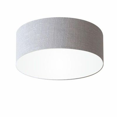 Plafon Para Sala Cilíndrico Sl-3047 Cúpula Cor Rústico Cinza