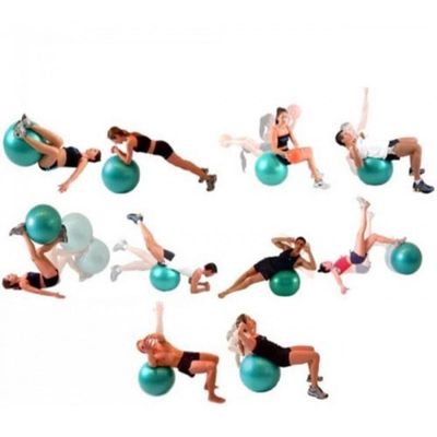Bola De Pilates Yoga Funcional 75cm Suica Fisioterapia Suporta 180kg Premium