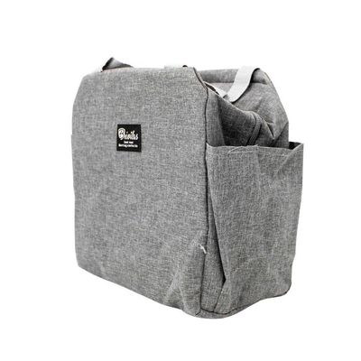 Bolsa Marmita Lancheira Termica Casual Discreta Adulto Trabalho Faculdade Cinza